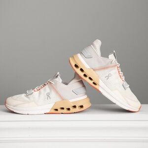 On Cloud Cloudnova Women's 8 Flux Sneaker Shoe Undyed / White - Near Perfect!